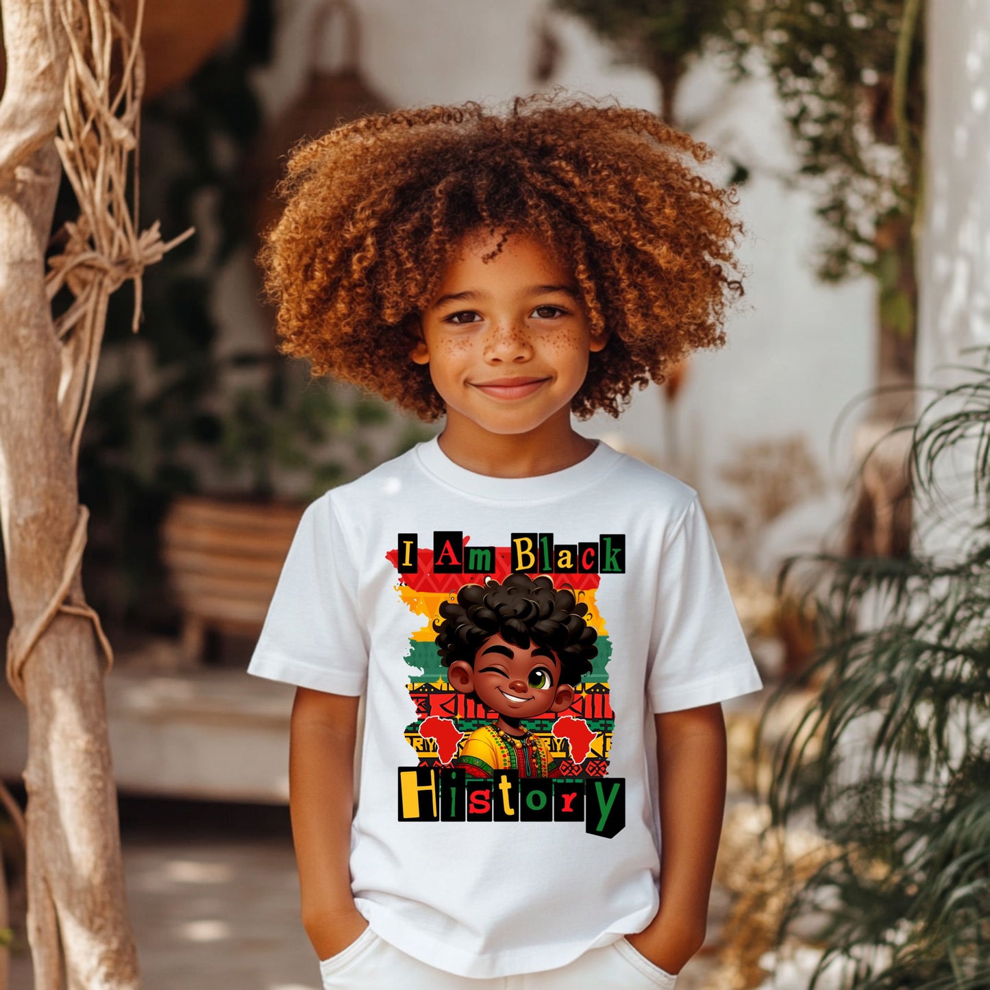 Kids I AM Black History Shirt