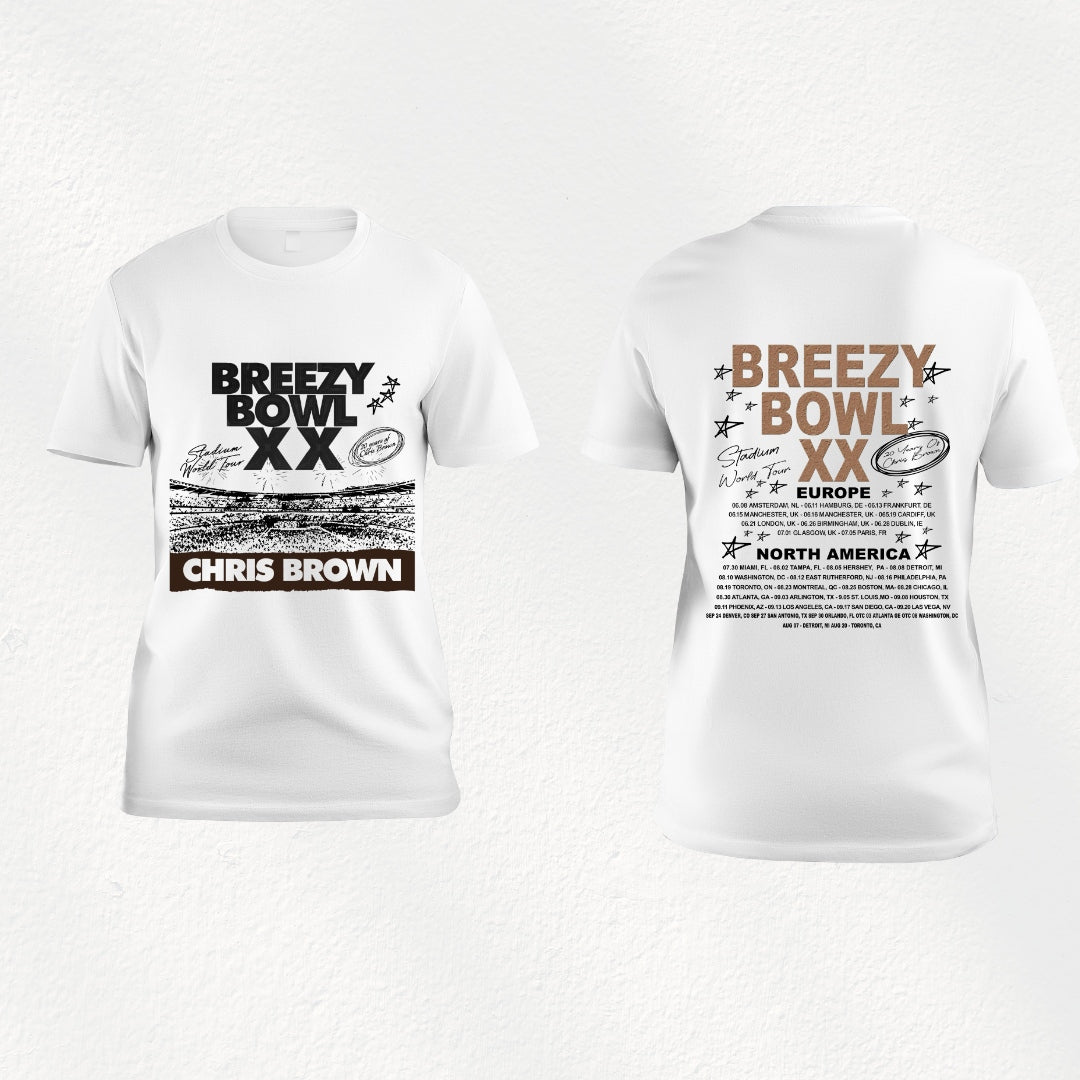 C. Breezy Stadium Tour Shirt