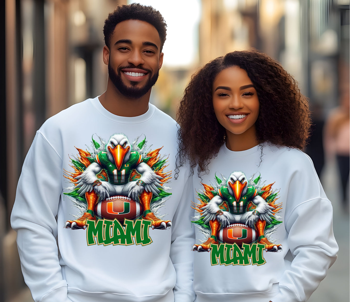 M. Hurricane Football Fan TShirt