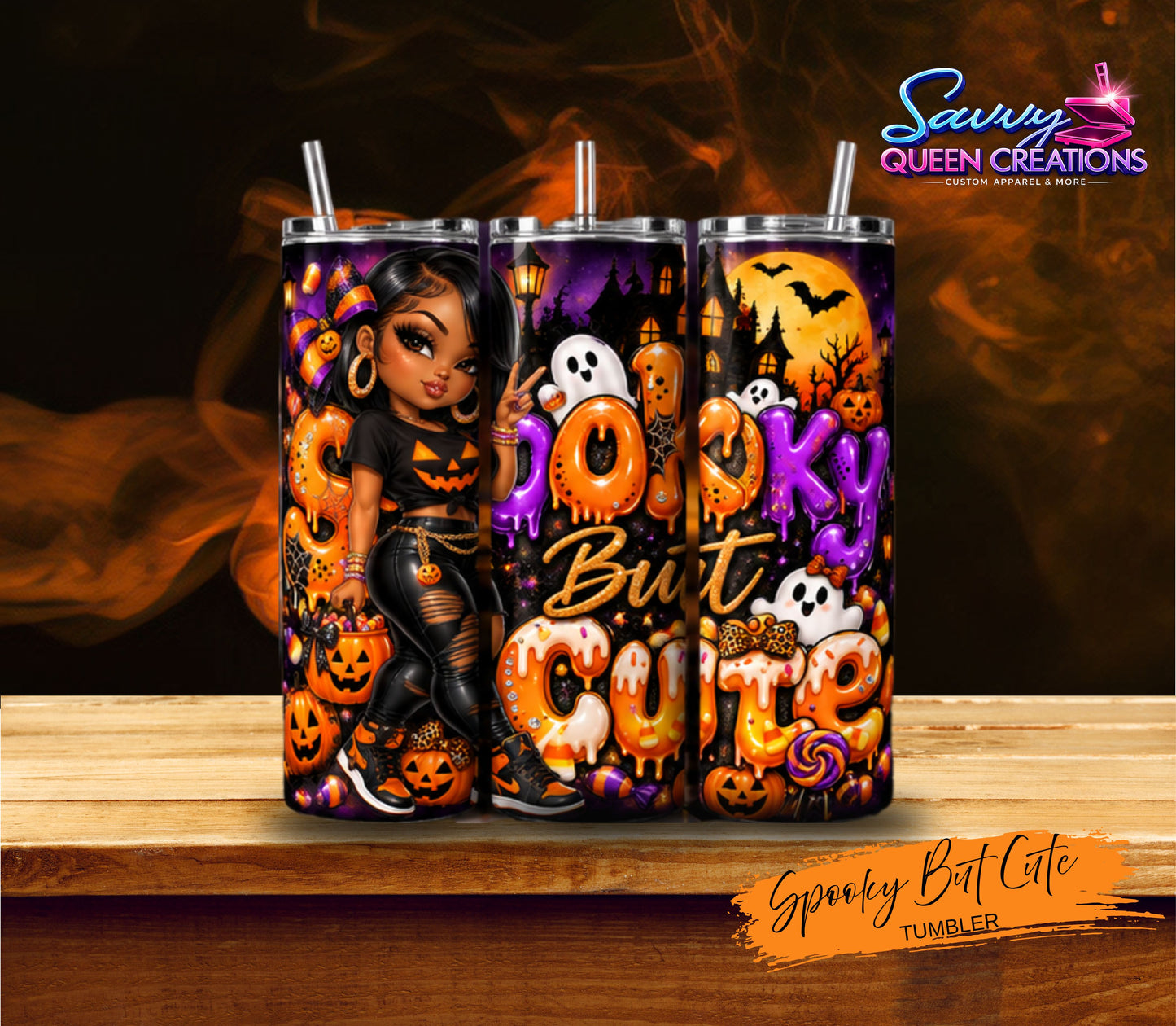 Spooky But Cute Tshirt/20 Oz. Tumbler