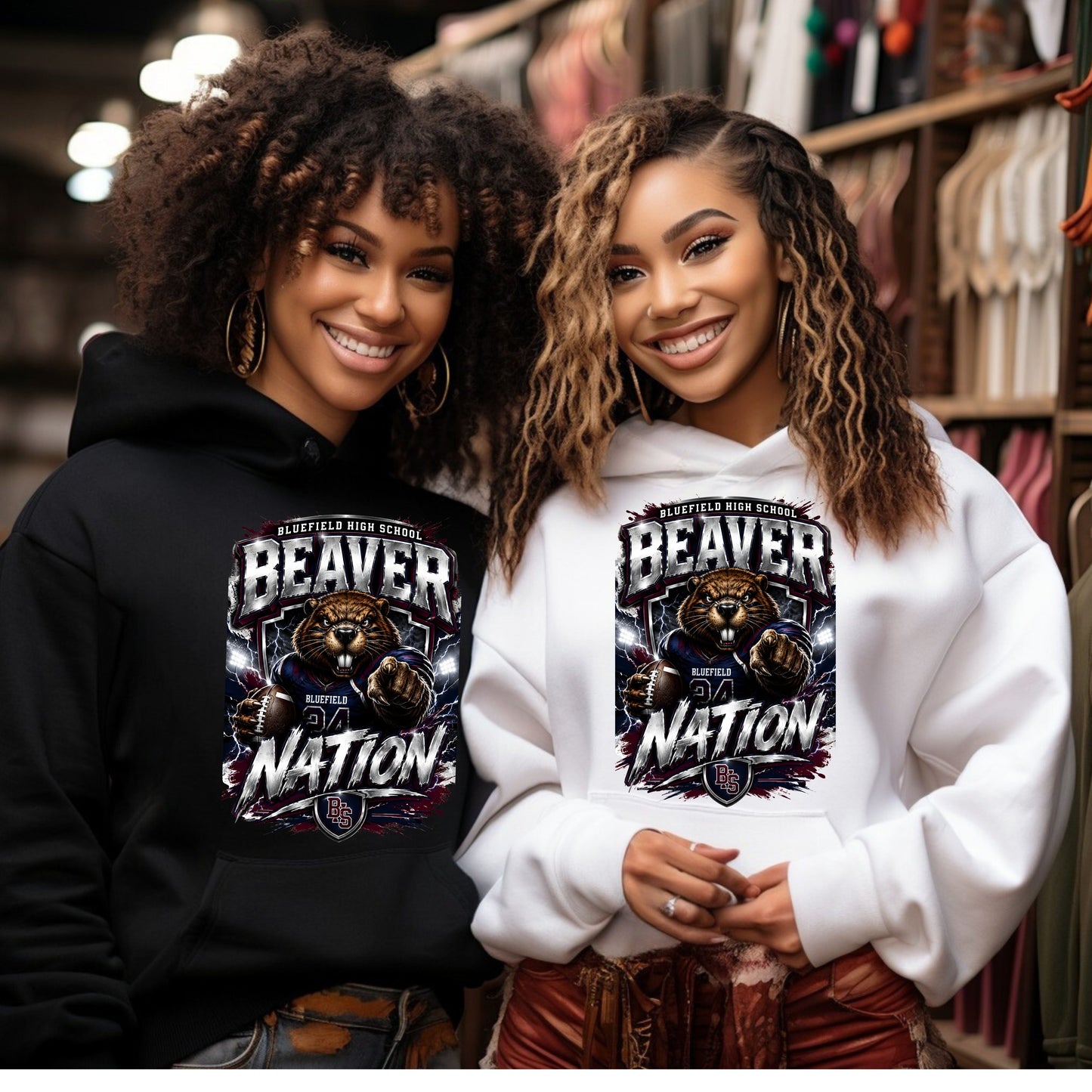 BHS Beaver Nation Football Fan Tshirt