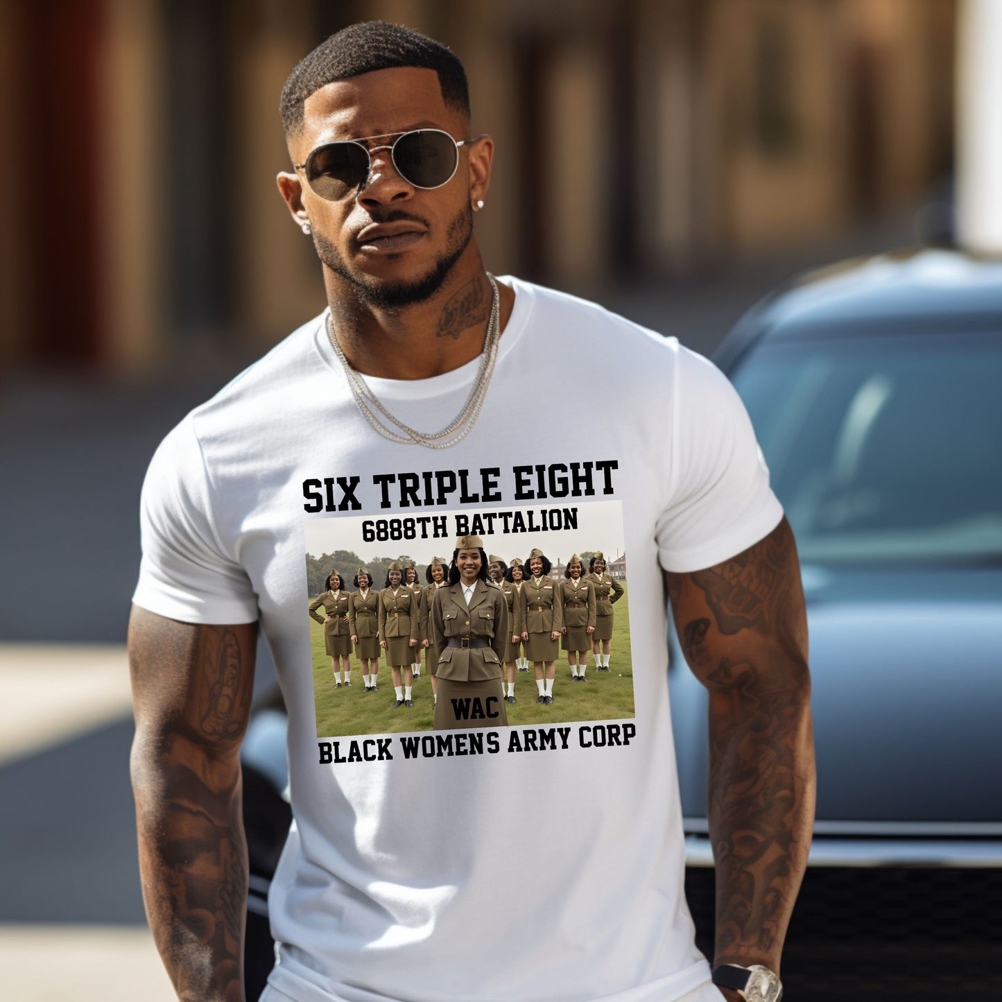 Six Triple Eight African American Battalion TShirt