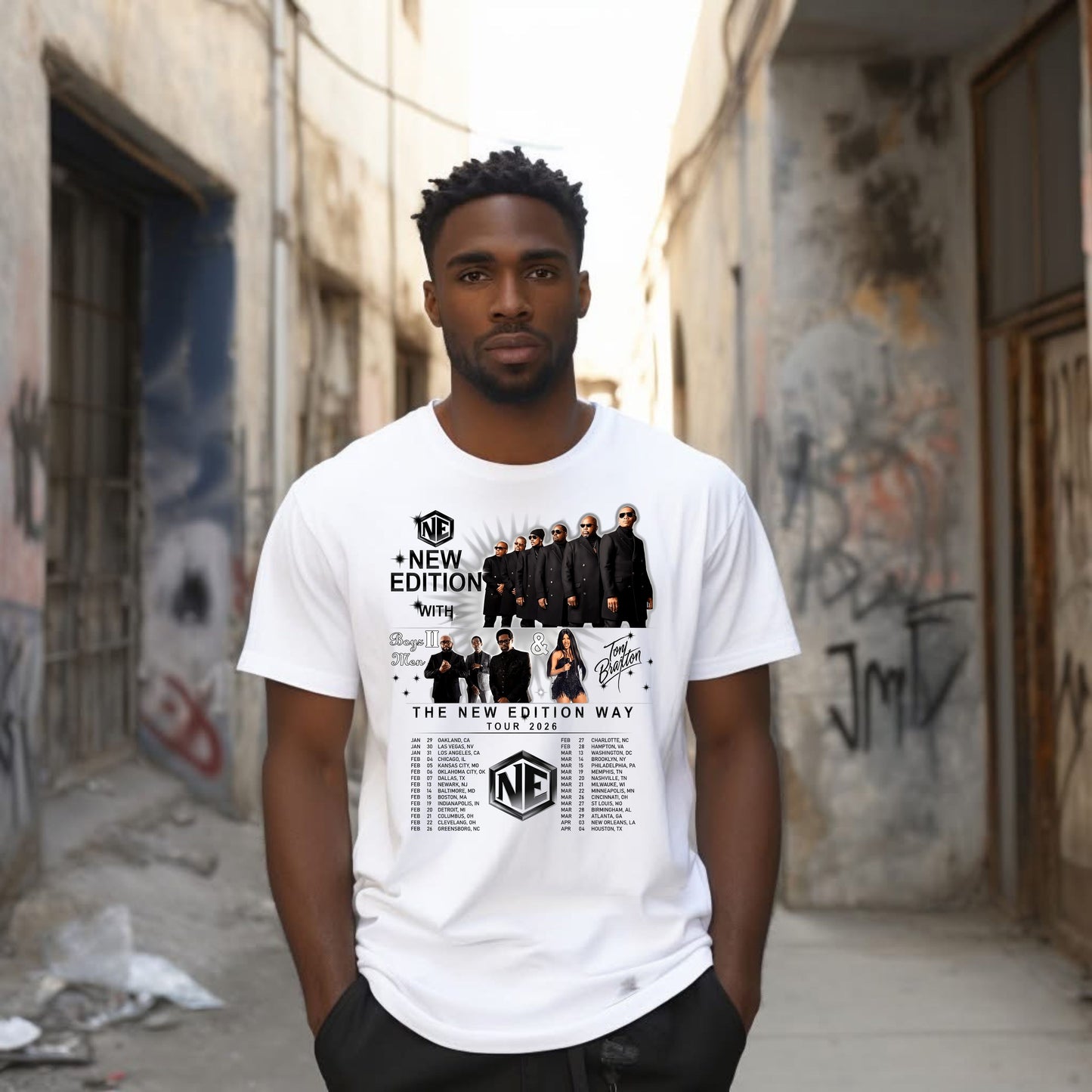 The New Edition Way 2026 Tour Shirt