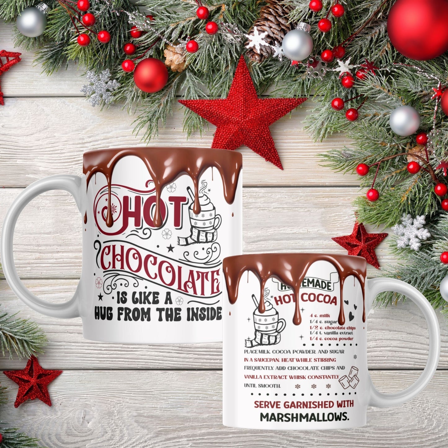 Hot Chocolate Is Like A Hug Mug