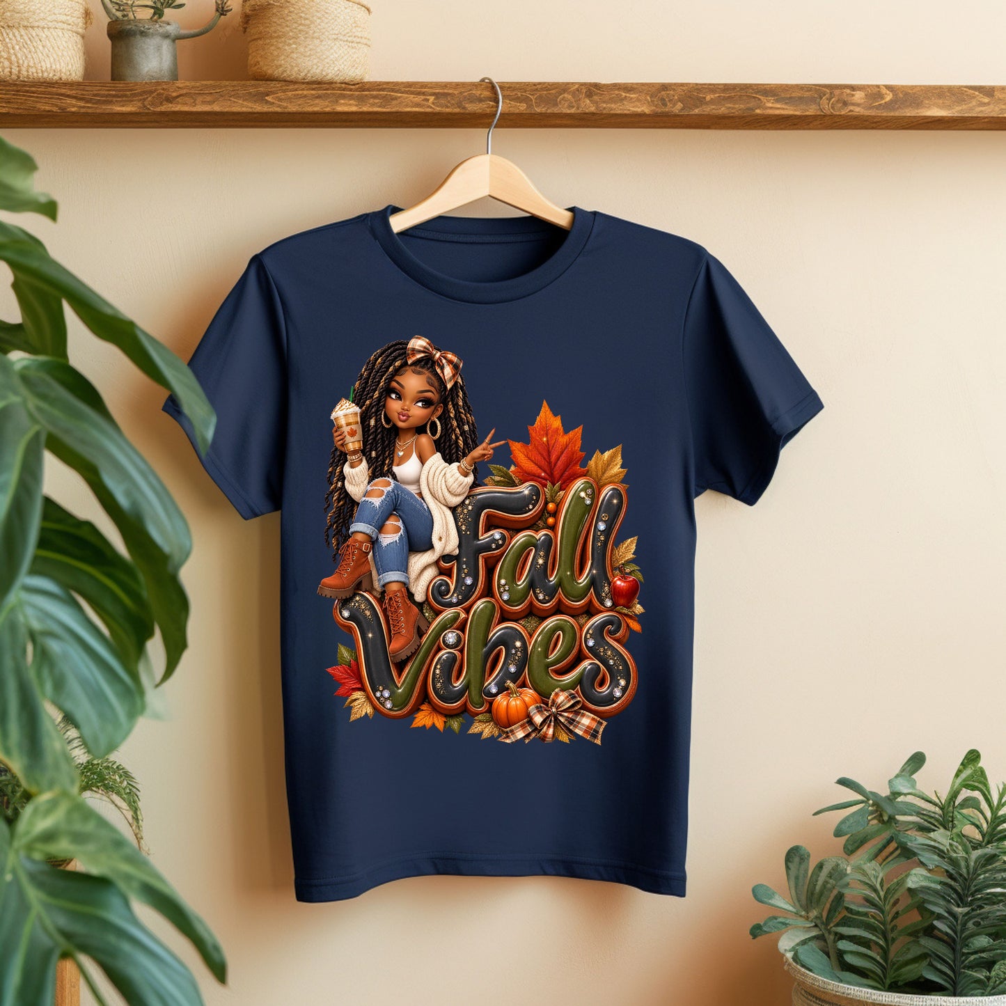 Fall Vibes Girl TShirt