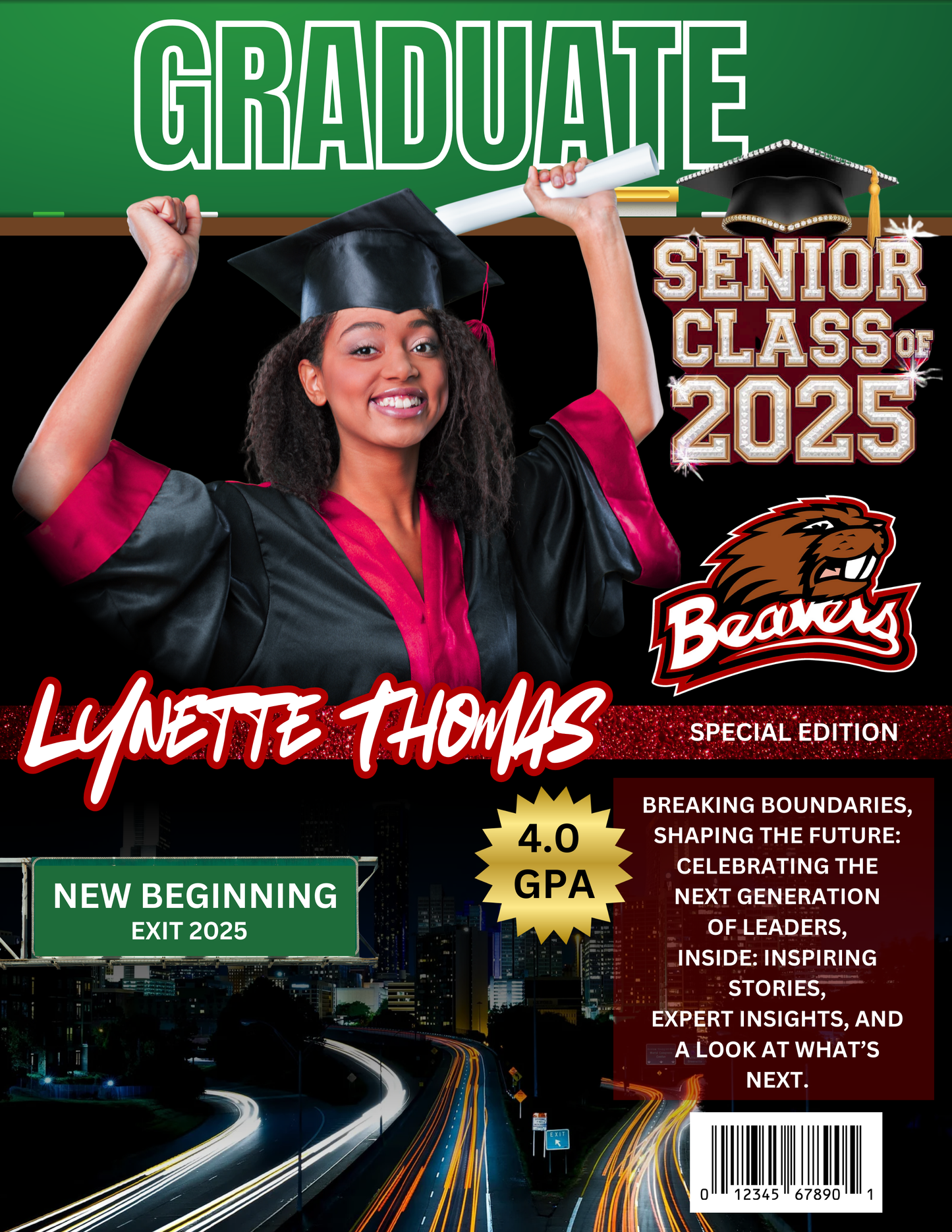 Graduate 2025 Magazine Cover Pic