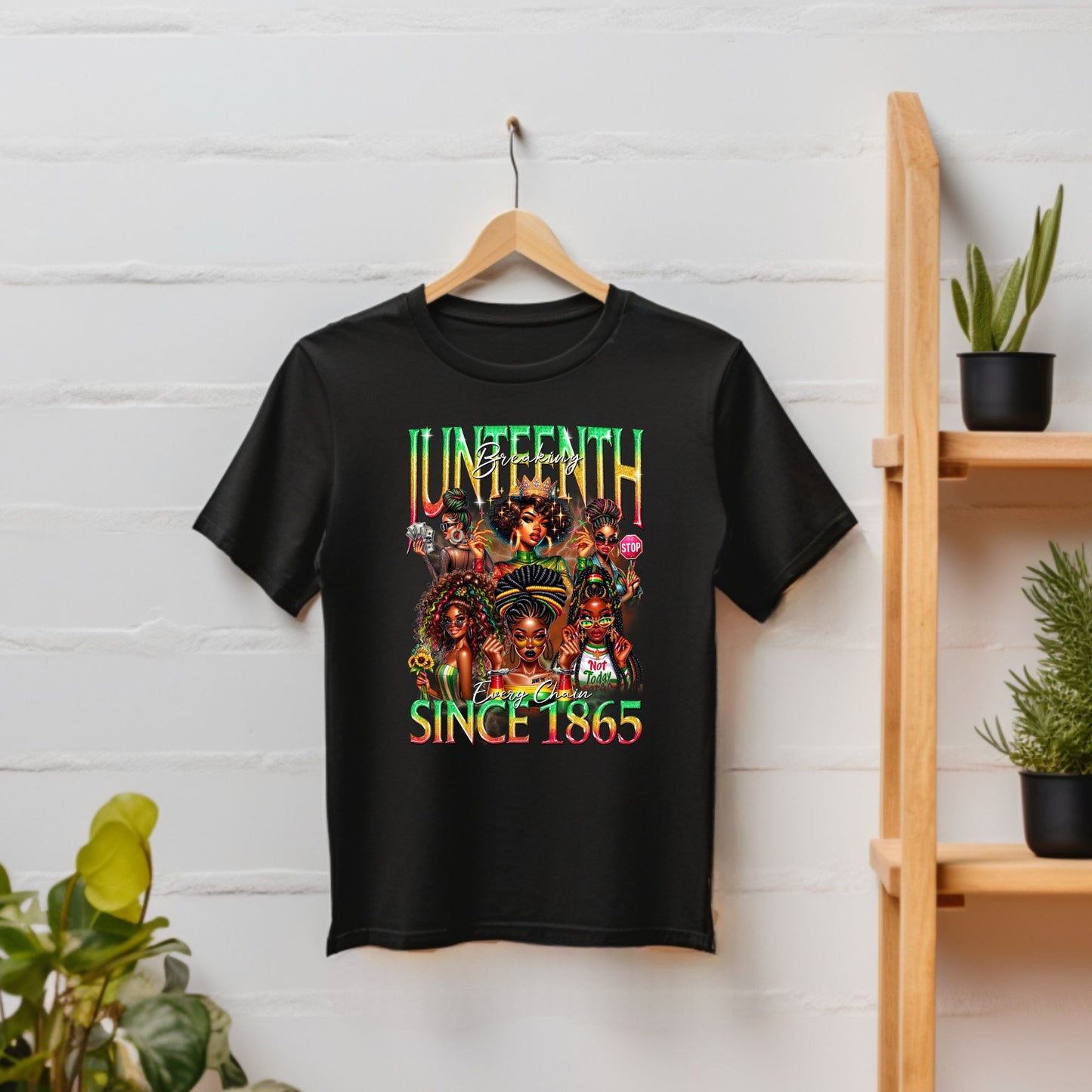 Juneteenth Breaking Chains Since 1865 Tshirt