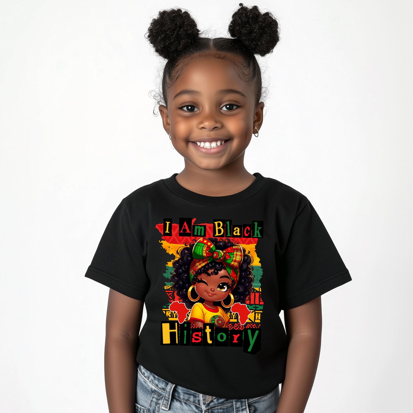 Kids I AM Black History Shirt