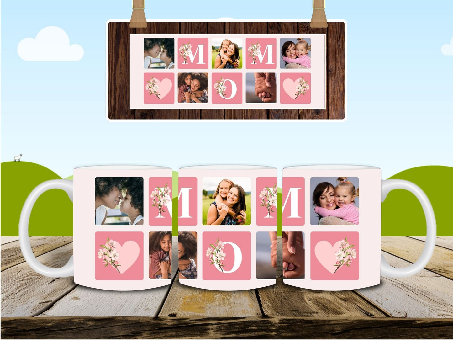 MOM Custom Photo Mug