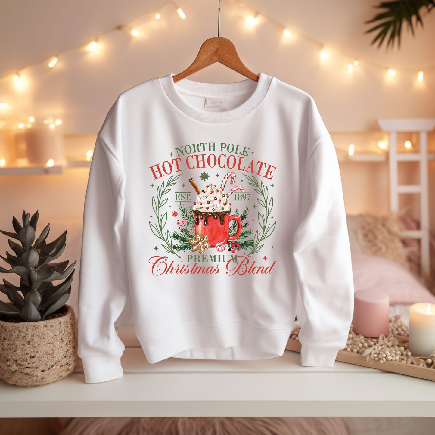 North Pole Hot Chocolate Christmas Shirt