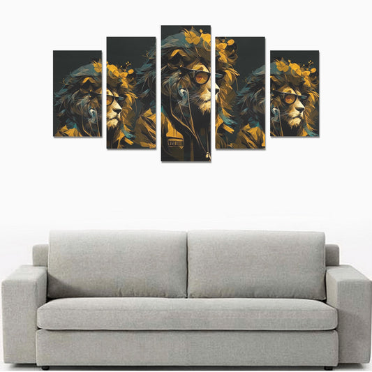 Lion Canvas Print Sets A (No Frame)