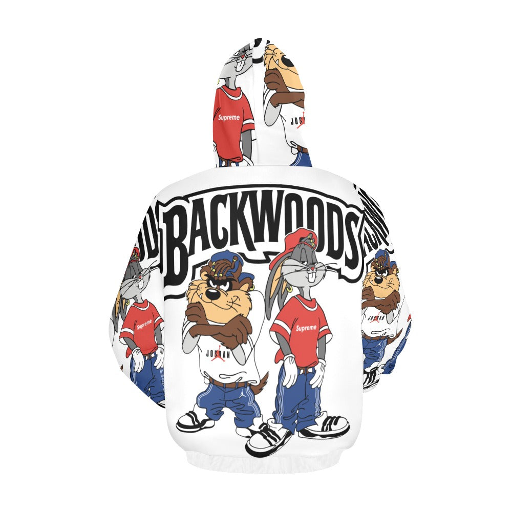 Backwoods Sweatshirt All Over Print Hoodie for Men (USA Size) (Model H13)