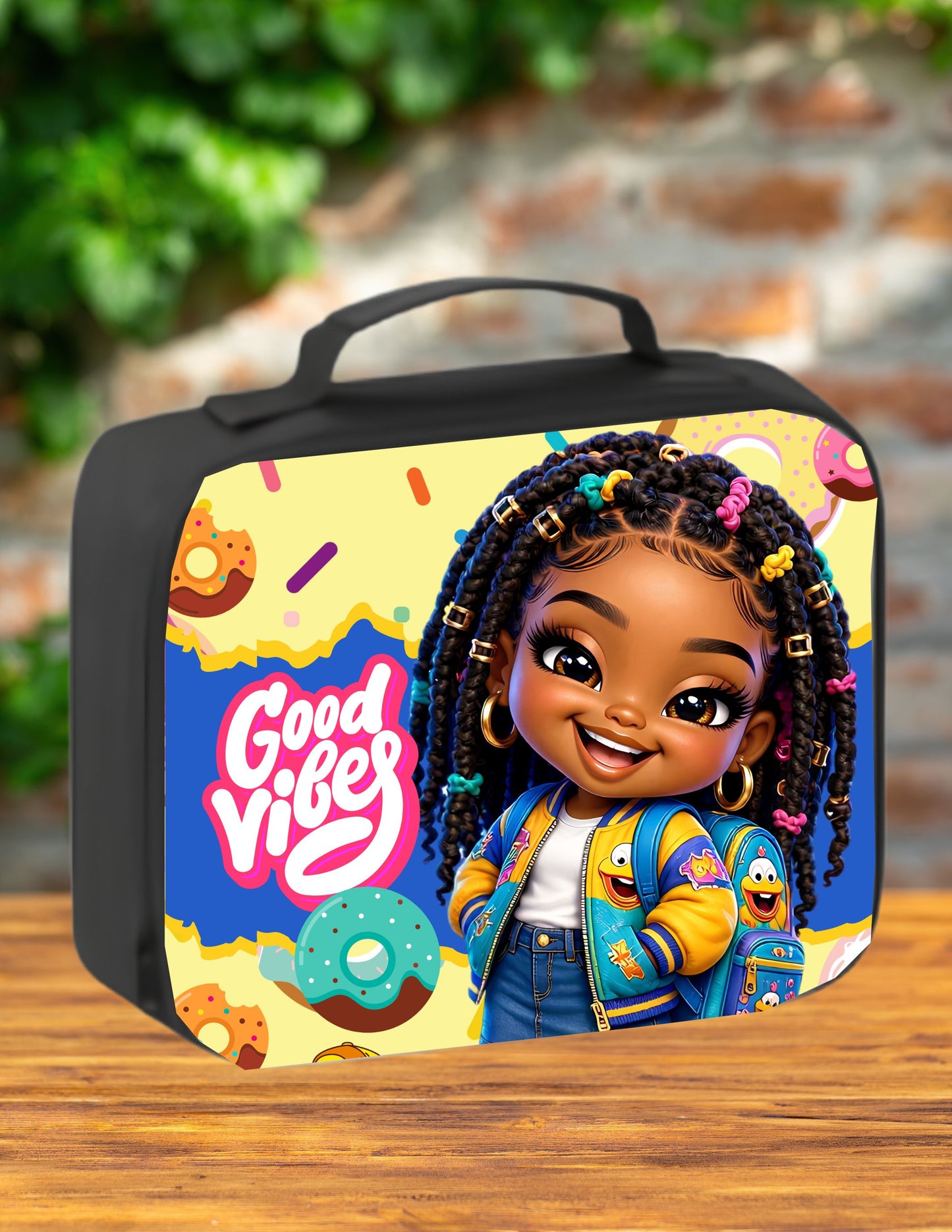 Good Vibes Girl Backpack and Lunch Box