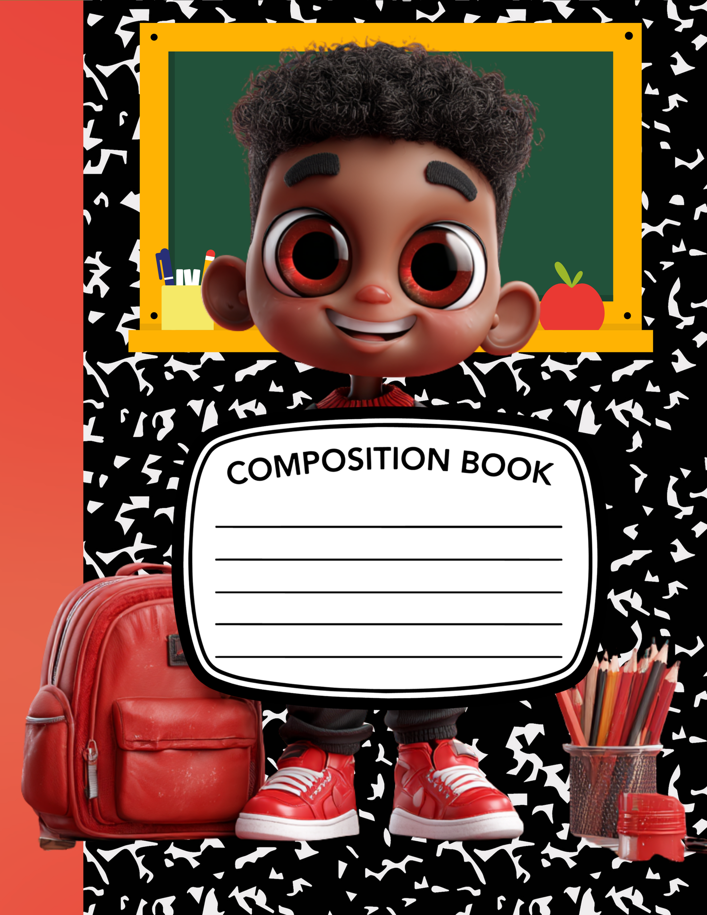 School Girl or Boy Cute Composition Notebook