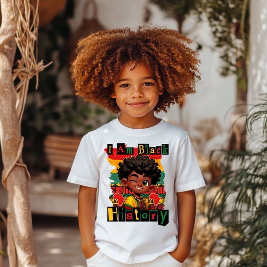 Kids I AM Black History Shirt