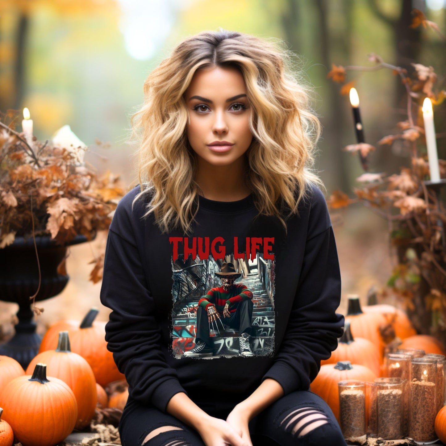 Krueger Inspired Thug Life Shirt