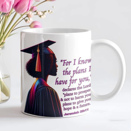 For I Know the Plans Grad Mug