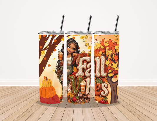 Fall Vibes Cutie 20 Oz. Tumbler