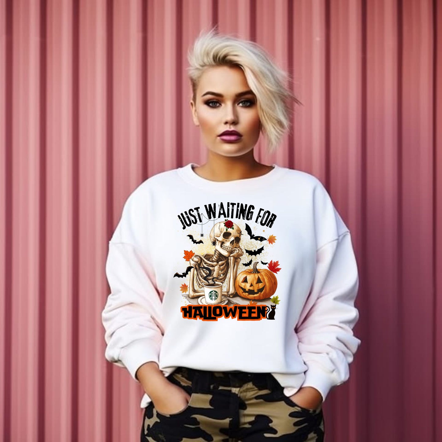 Waiting For Halloween Coffee Shirt