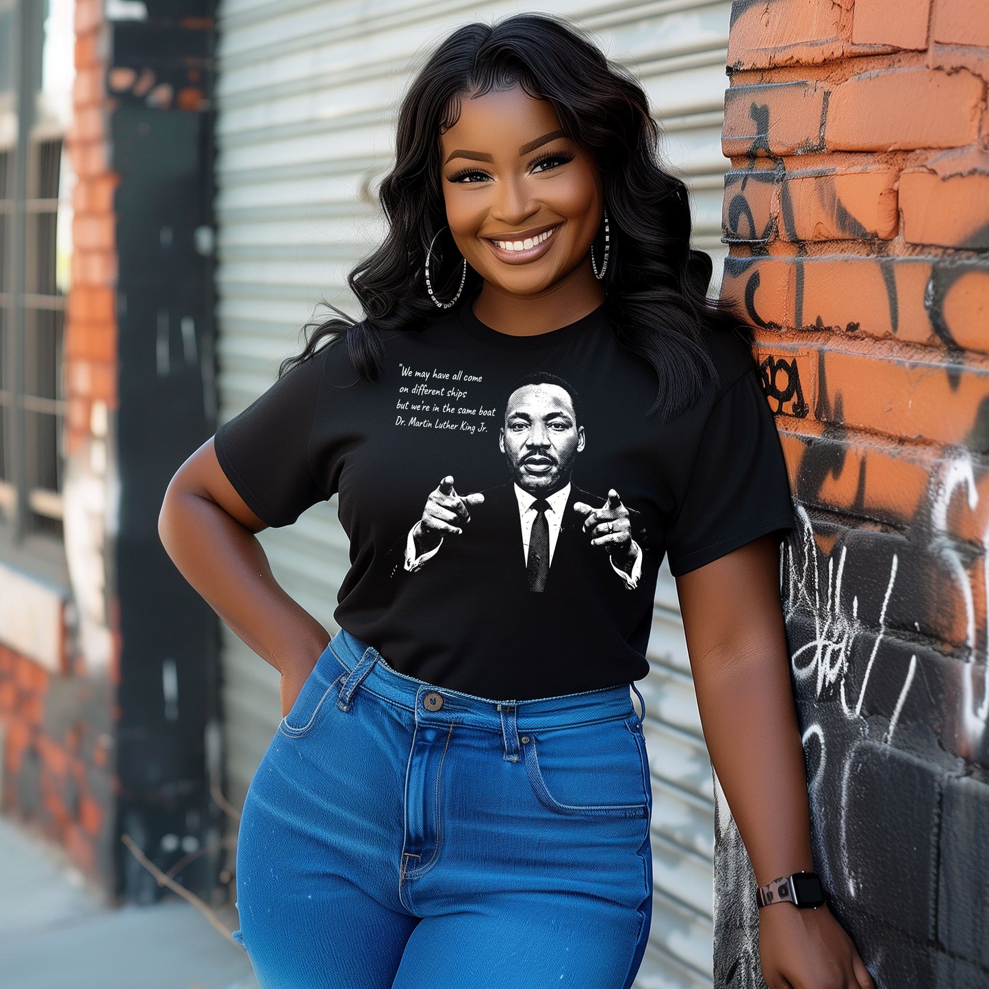 Martin Luther King Portrait Shirt