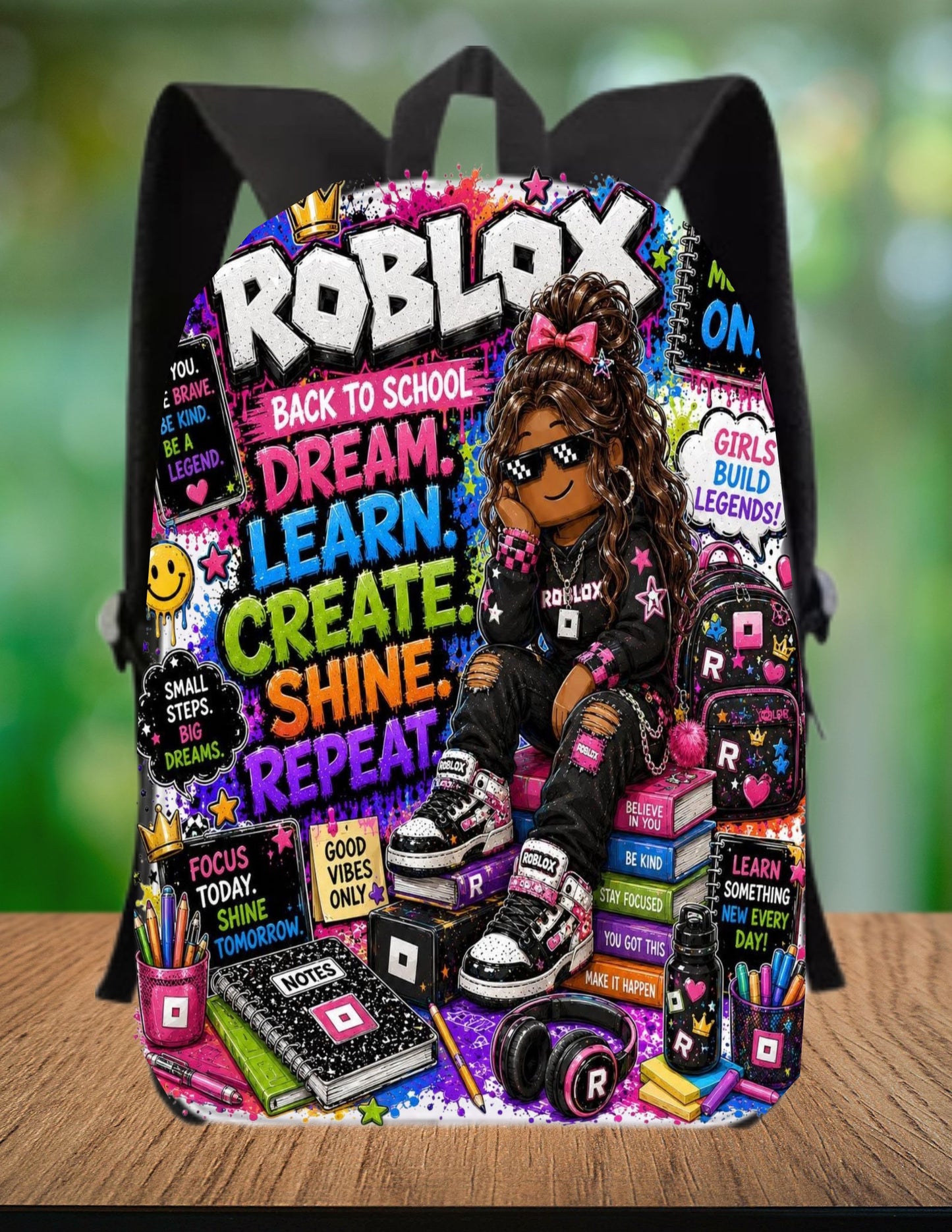 Roblox Inspired Backpack & Lunchbox
