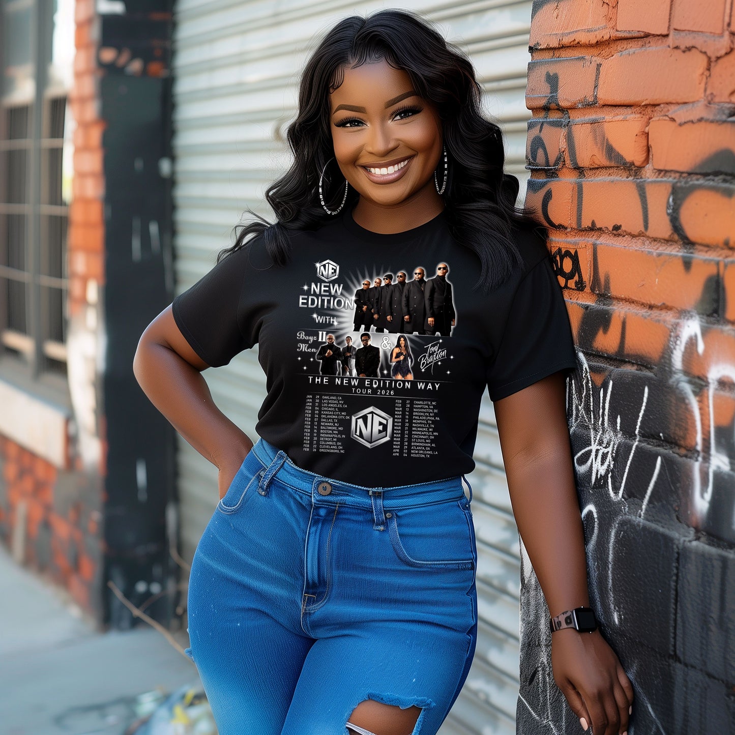 The New Edition Way 2026 Tour Shirt