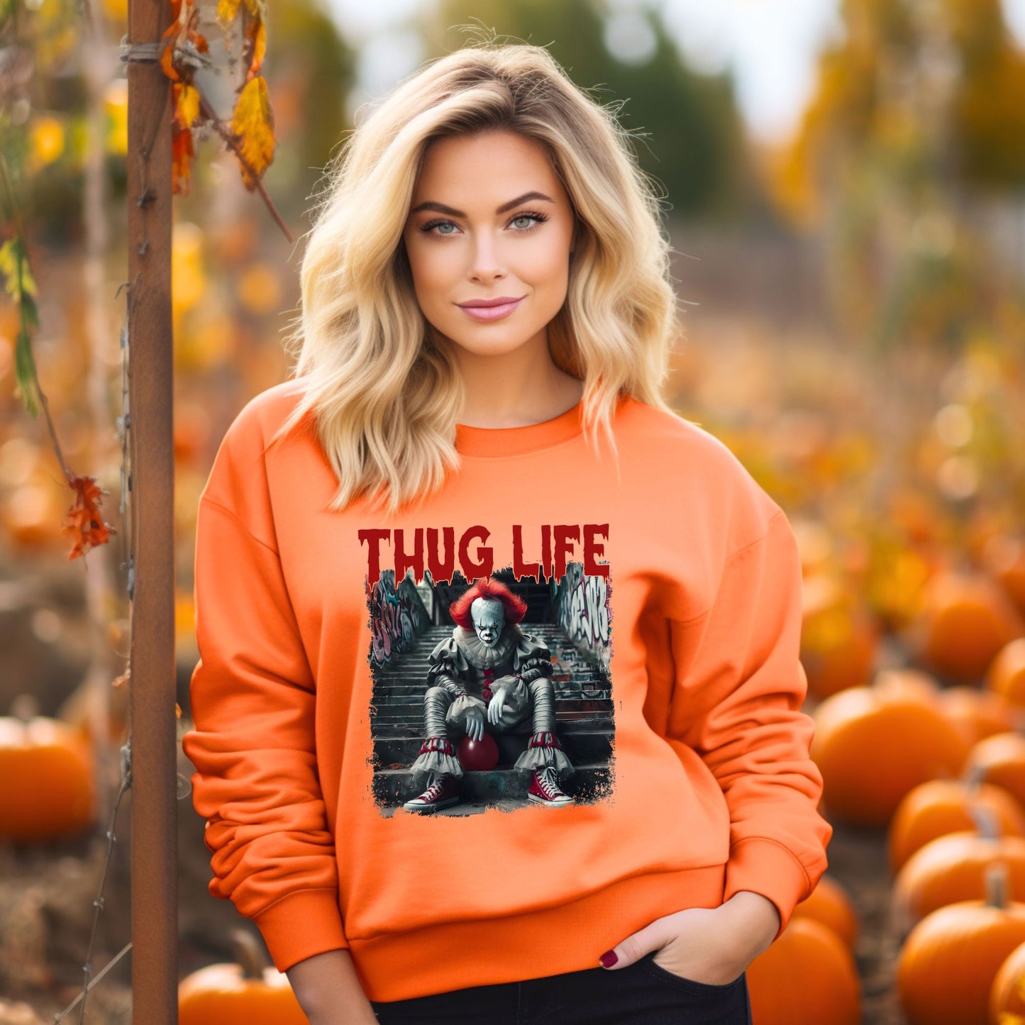 Pennywise Inspired Thug Life Shirt