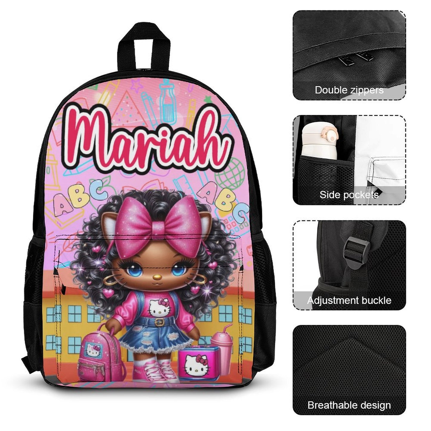 Ethnic Inspired Kitty Backpack Bundle