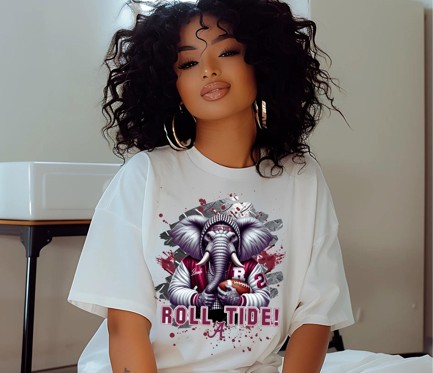 Roll Tide Football Fan Inspired TShirt