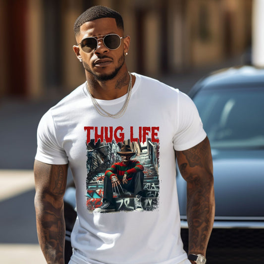 Krueger Inspired Thug Life Shirt