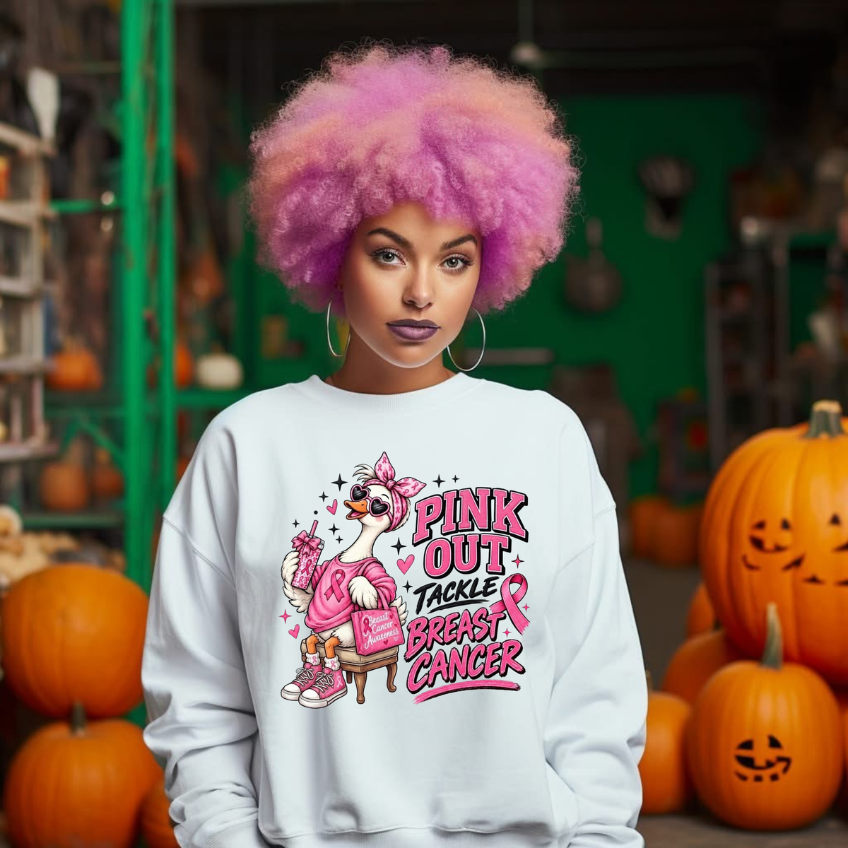 Pink Out Tackle Breast Cancer Shirt