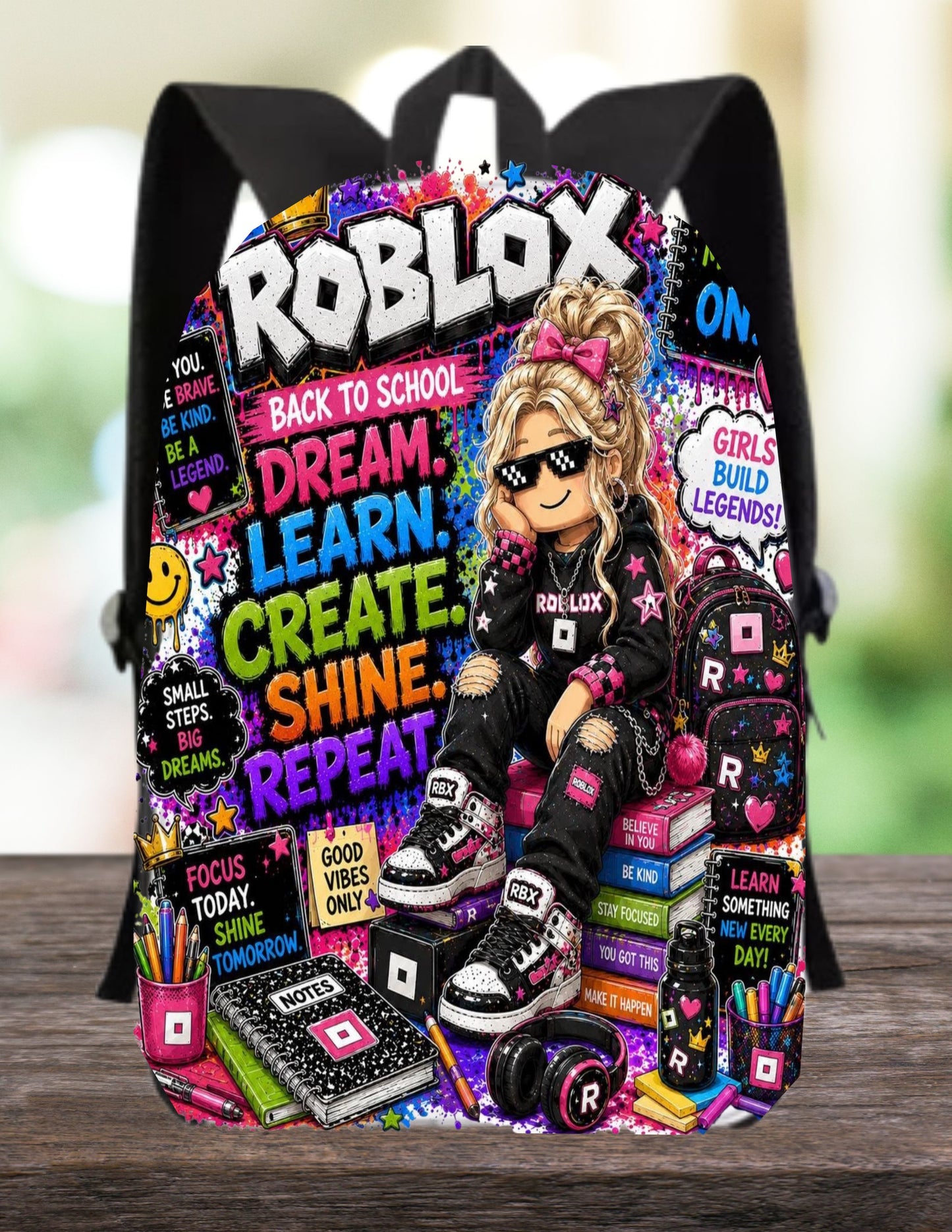 Roblox Inspired Backpack & Lunchbox