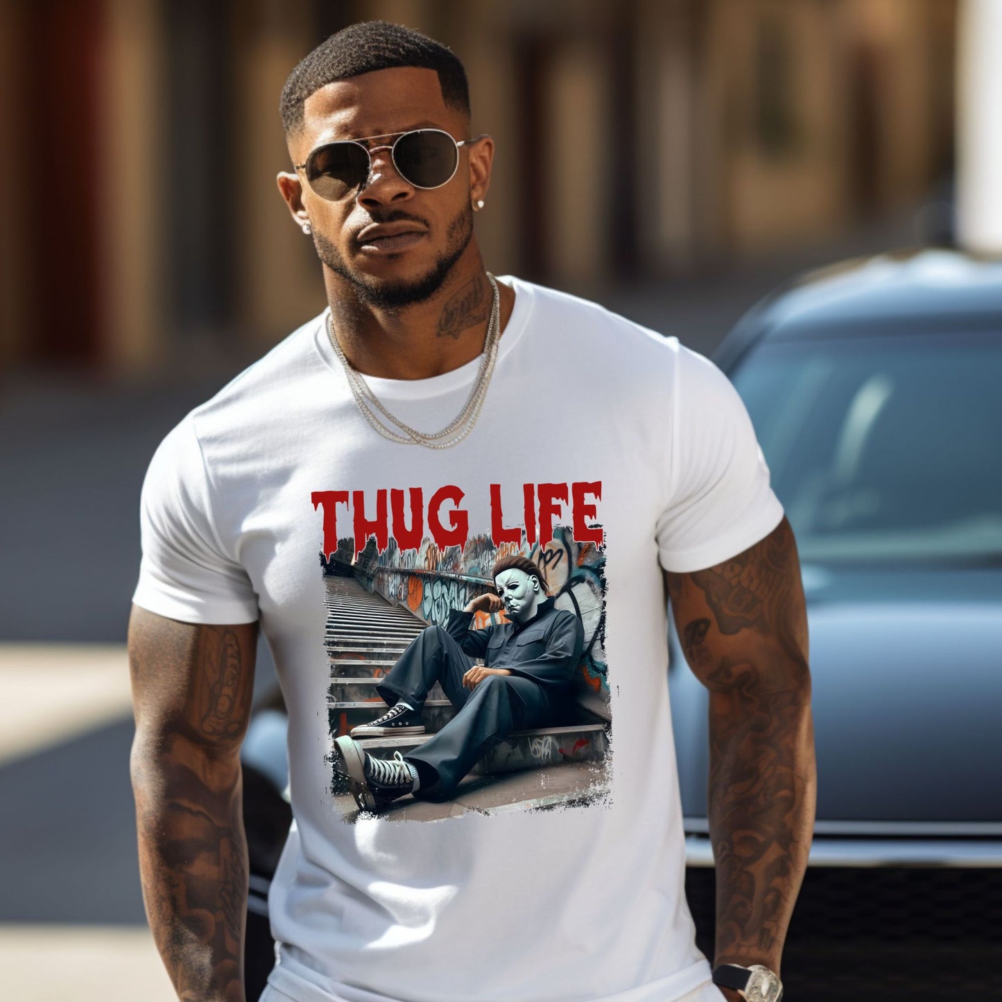 Myers Inspired Thug Life Shirt