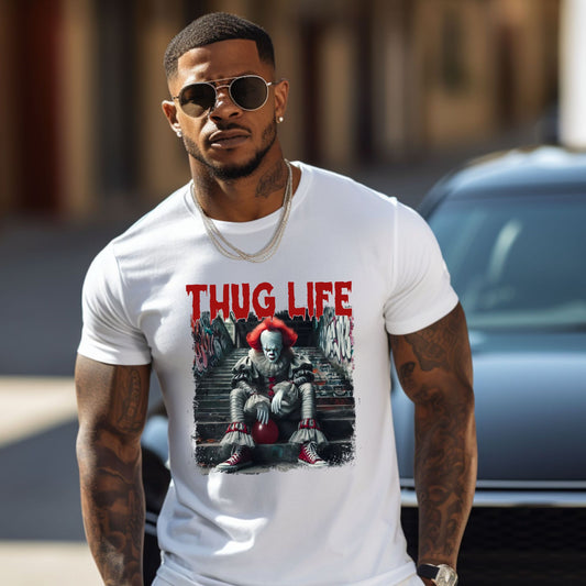 Pennywise Inspired Thug Life Shirt