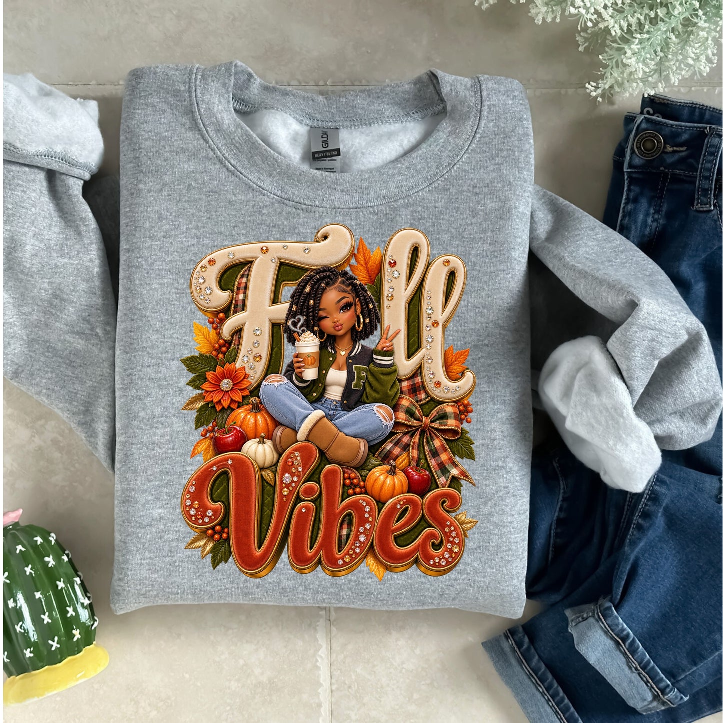 Fall Vibes Girl TShirt