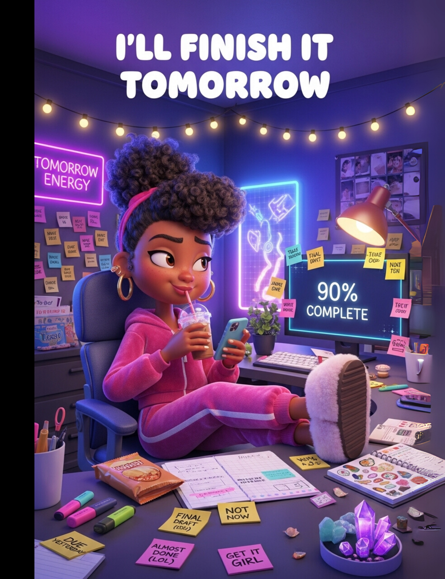 Workflow Humor Girls Composition Notebook Set (Set of 3)