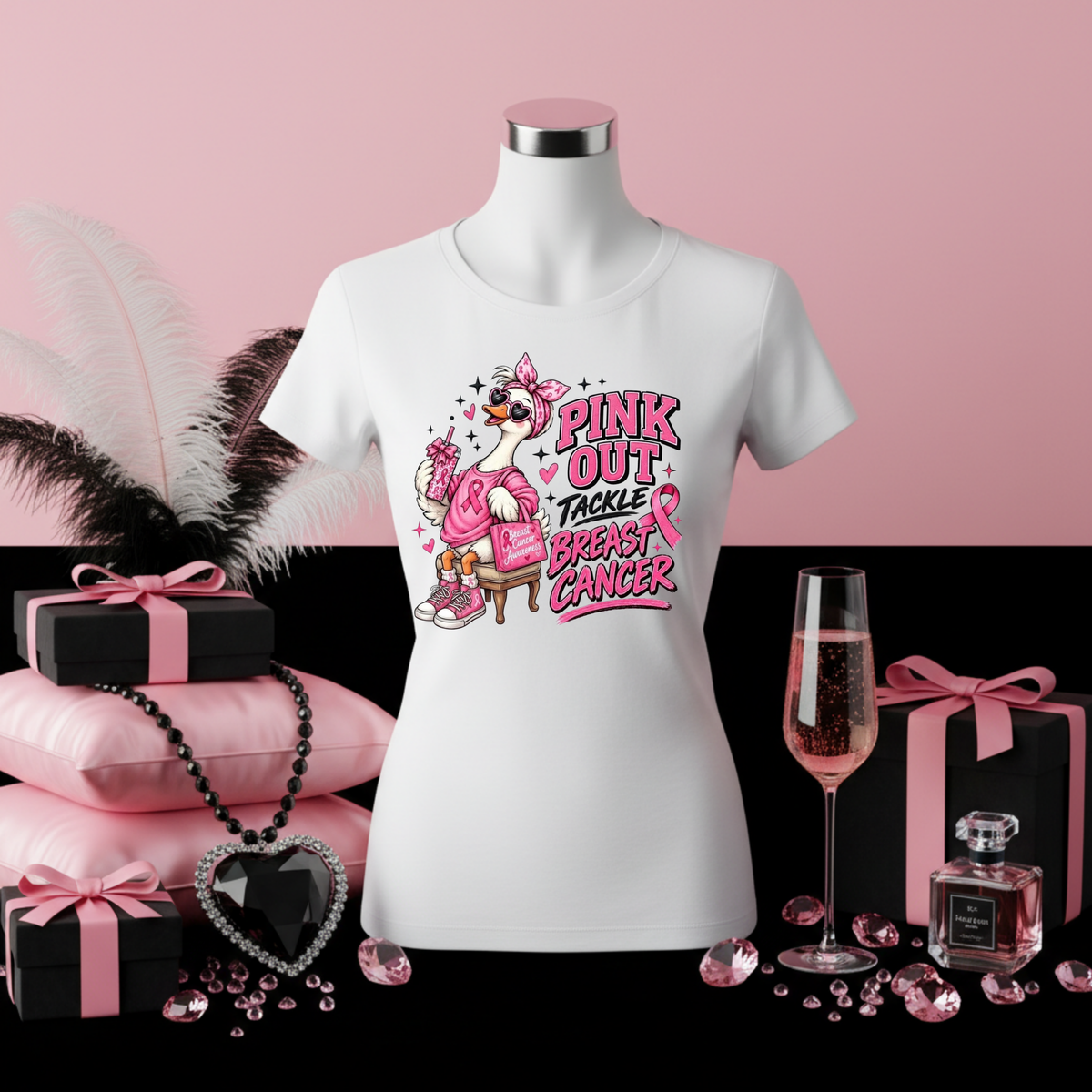 Pink Out Tackle Breast Cancer Shirt