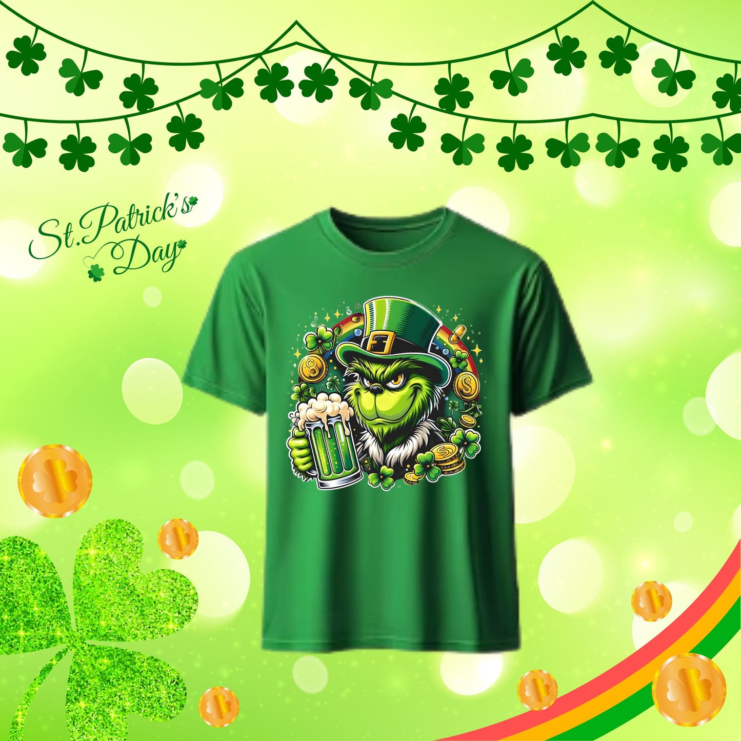 St Patty Grinchy Inspired Shirt
