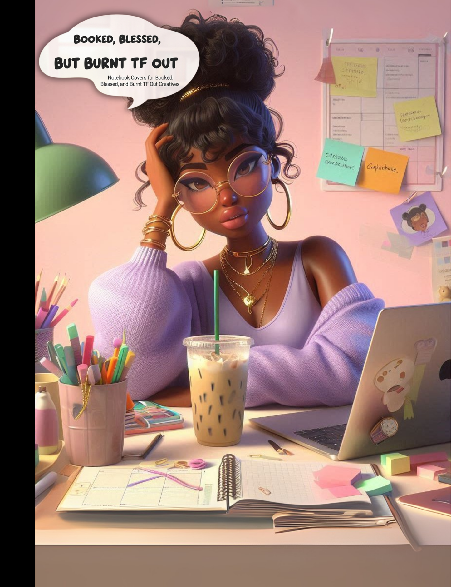 Workflow Humor Girls Composition Notebook Set (Set of 3)