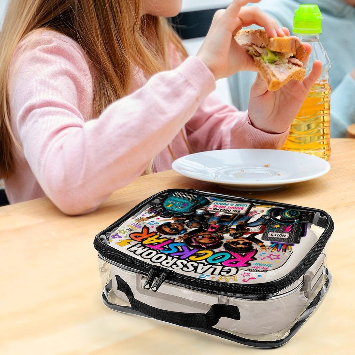 Classroom Rockstar Clear Set 3-Piece Backpack Set
