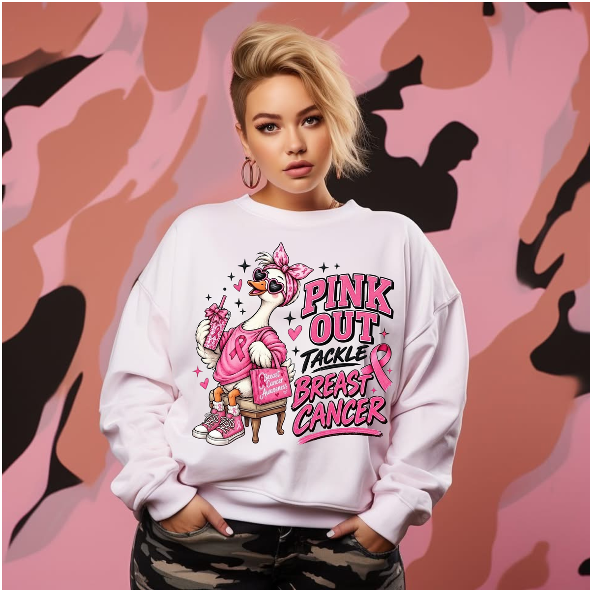 Pink Out Tackle Breast Cancer Shirt