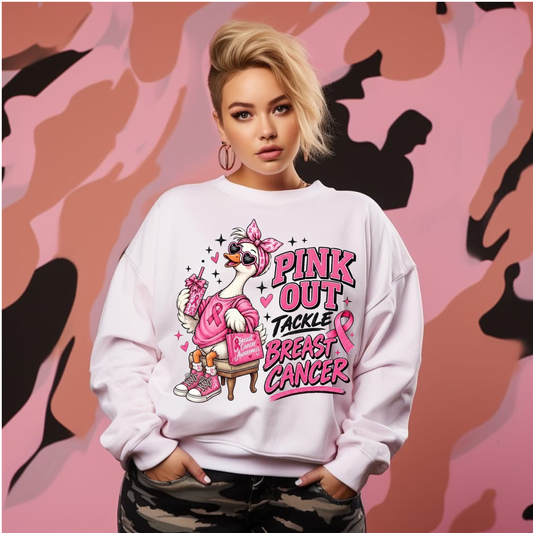 Pink Out Tackle Breast Cancer Shirt