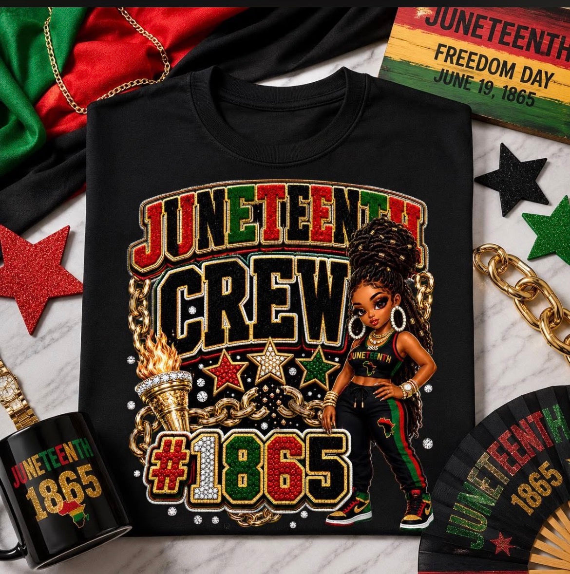 Juneteenth Crew TShirt