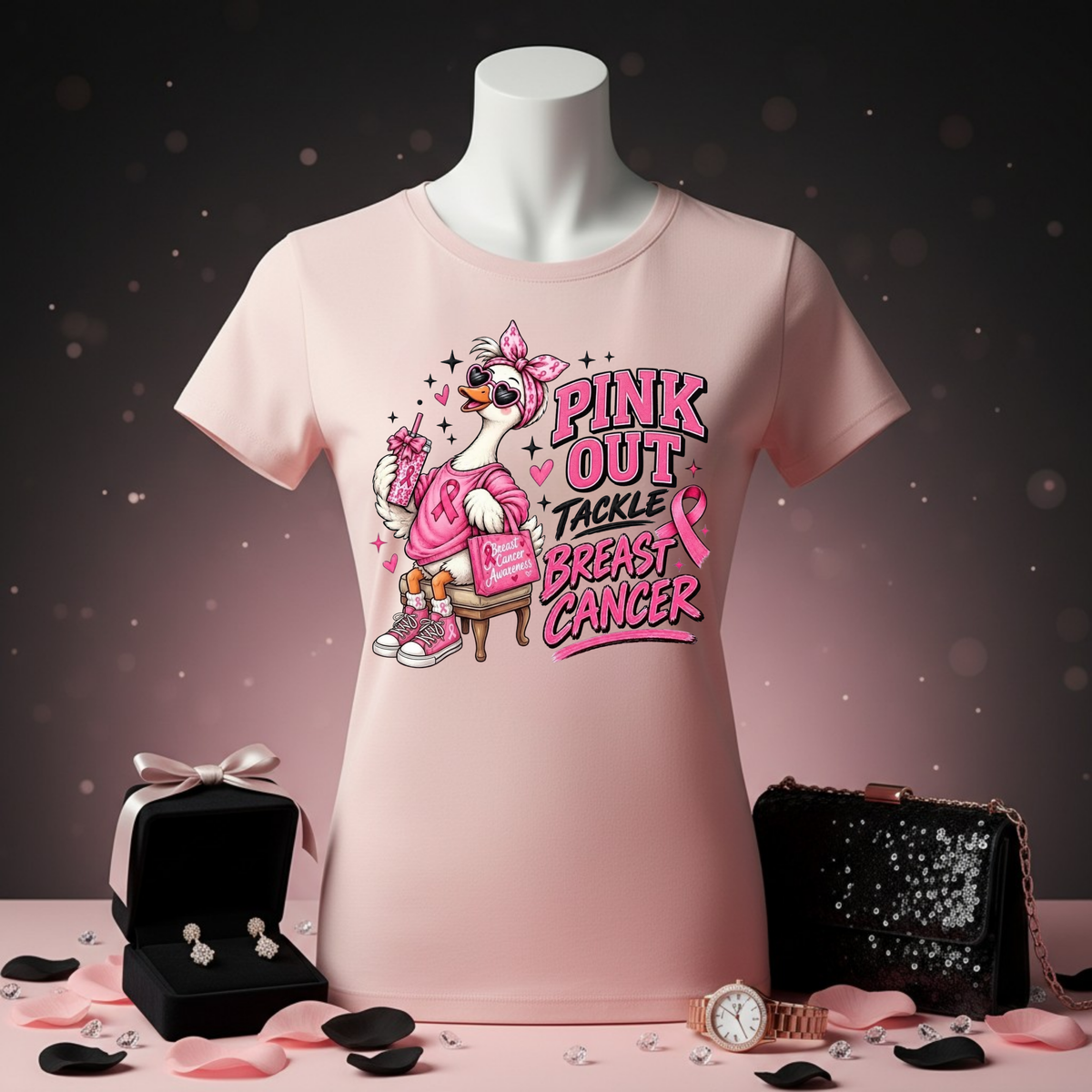 Pink Out Tackle Breast Cancer Shirt