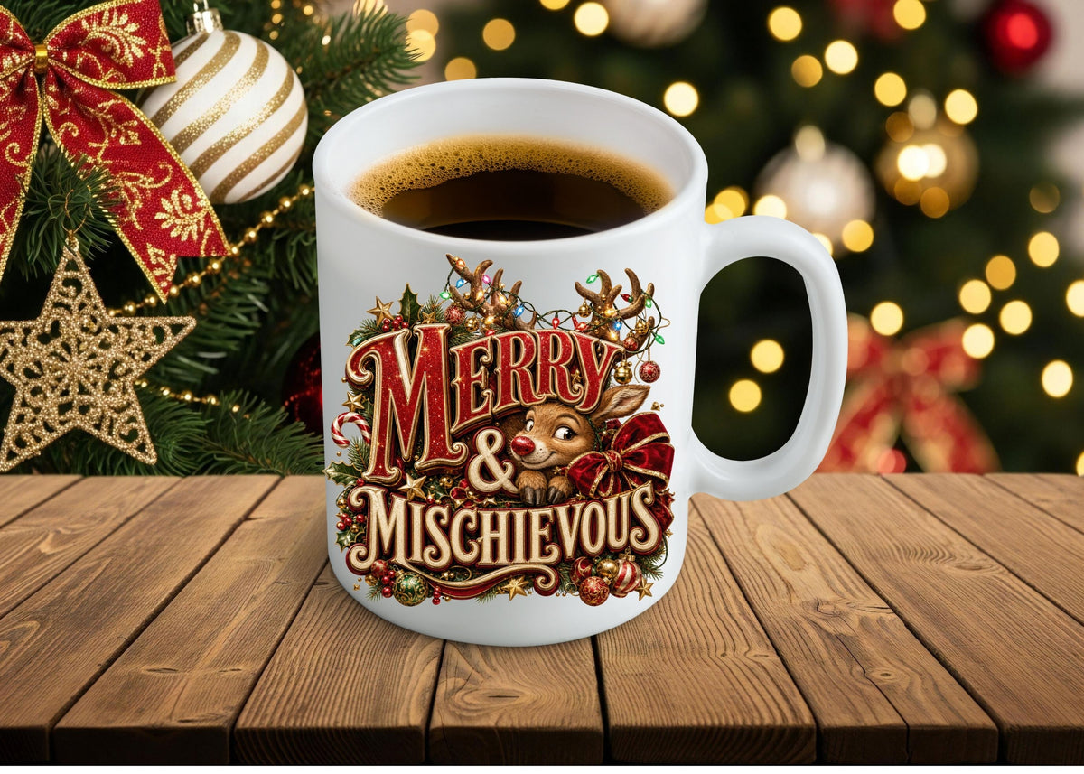 Merry & Mischievous Holiday Mug