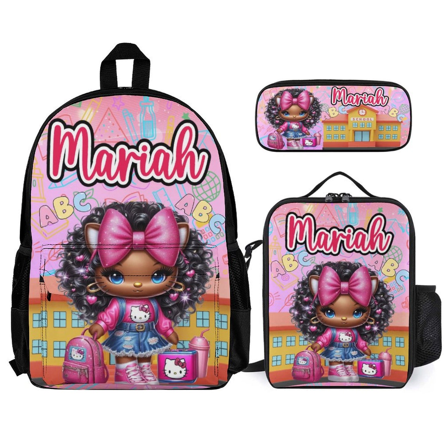 Ethnic Inspired Kitty Backpack Bundle