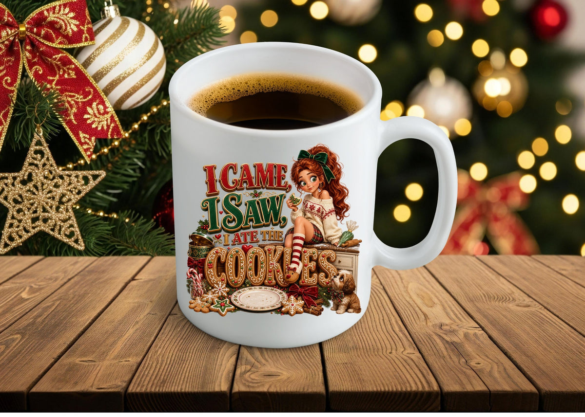 I Ate The Cookies Holiday Mug
