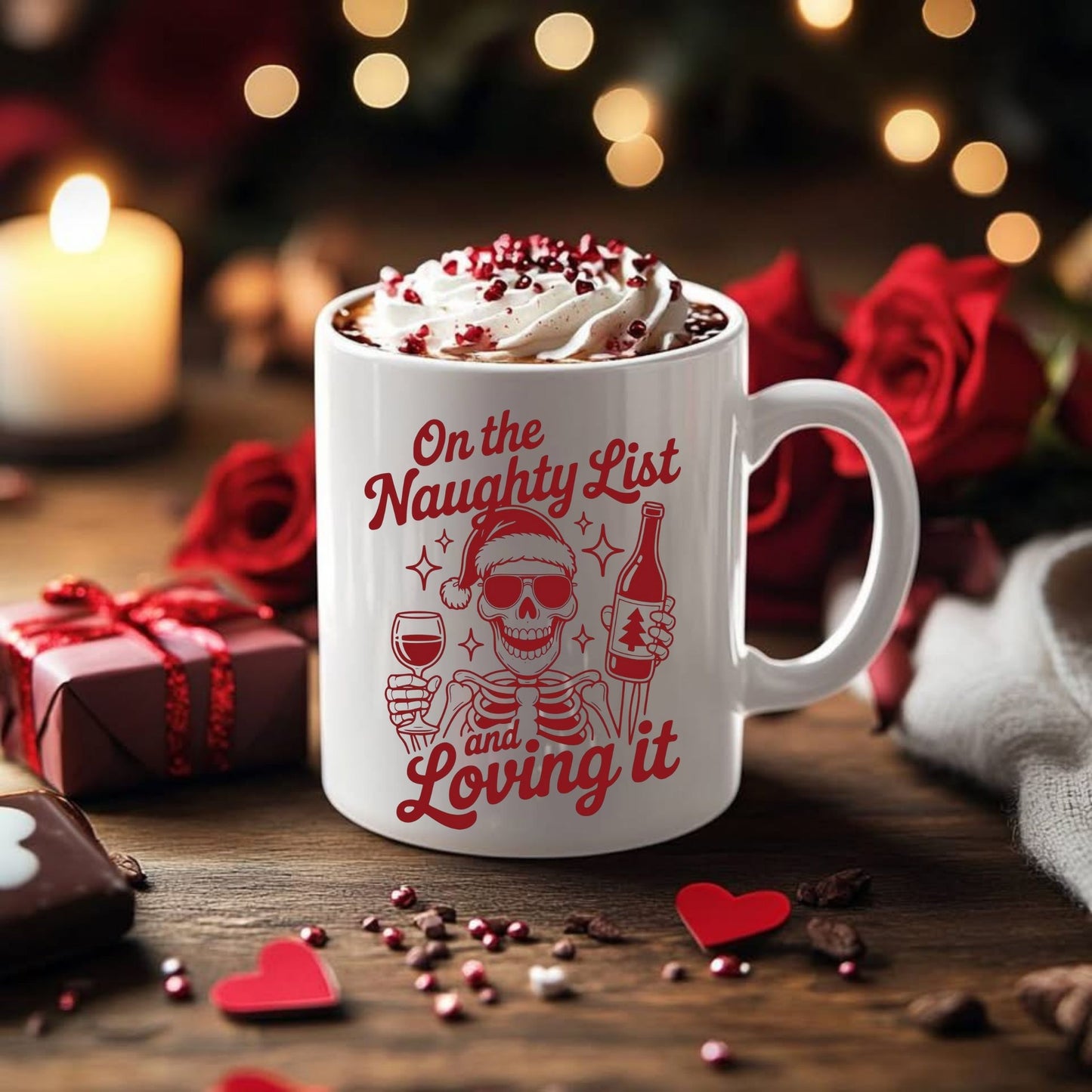 Naughty List Humor Mug
