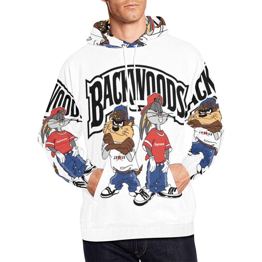 Backwoods Sweatshirt All Over Print Hoodie for Men (USA Size) (Model H13)