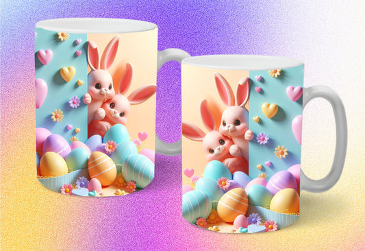 Easter 2024 3D Bunny Mugs